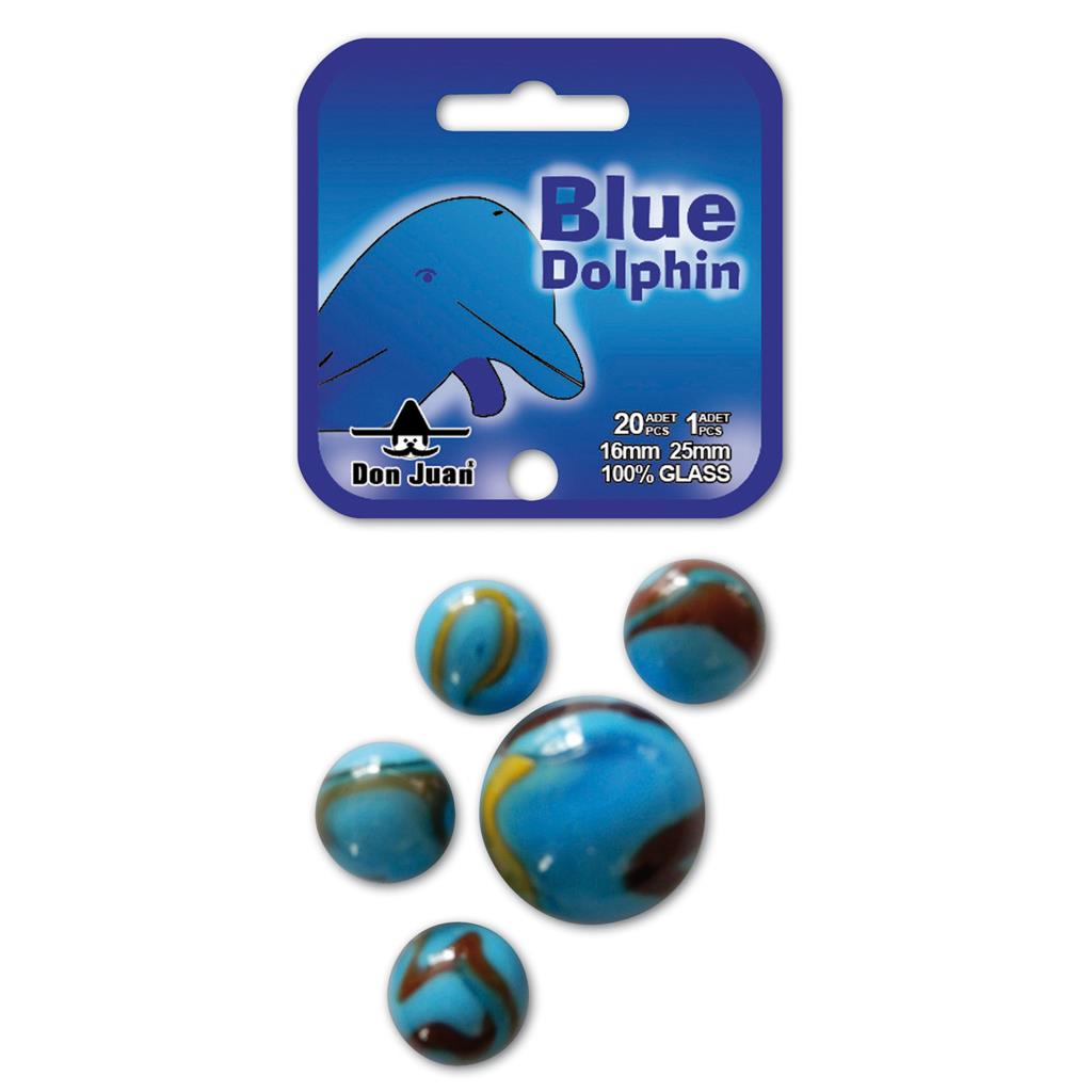 20+1 Blue Dolphin knikkers 4003