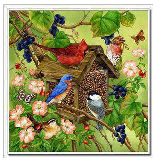 Diamond paint. Vogels in huis DL4040/106