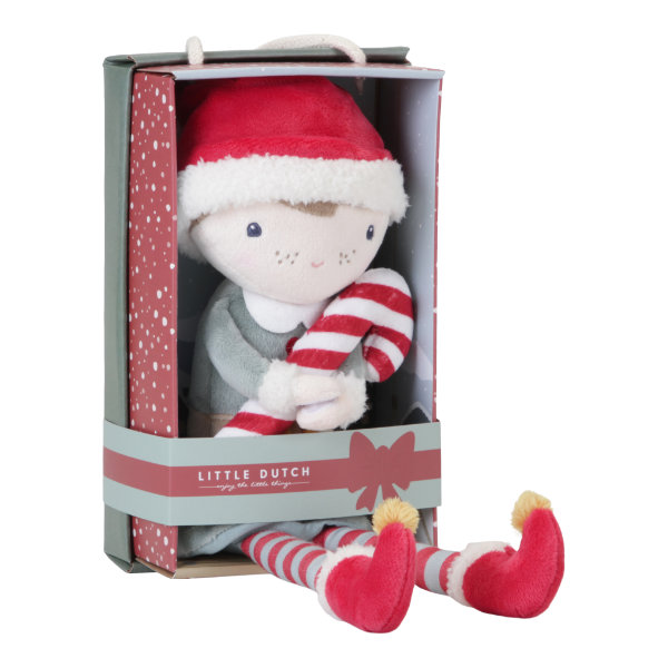 Little d.knuffelpop kerst Jim 35 cm.4539