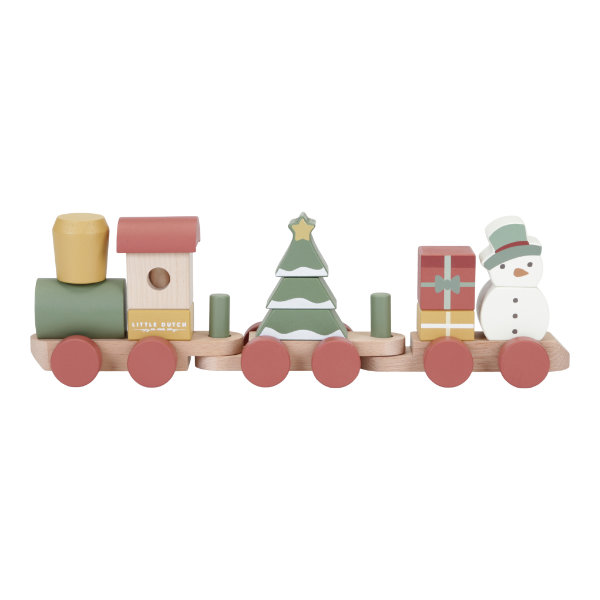 Little dutch blokkentrein kerst LD4861