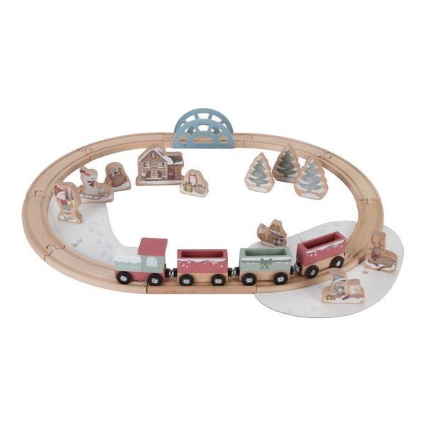 Little dutch treinbaan kerst FSC LD4868