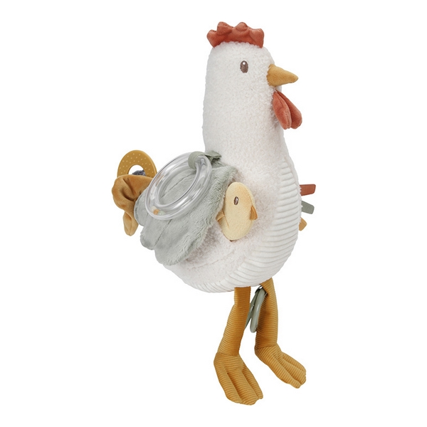 Little d. act. knuffel kip 25 cm. LD8804