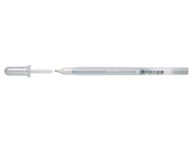 12 metallic zilver gelpennen XPGB-M-553