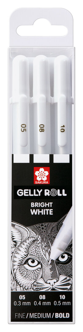 3 Sakura Gellyroll basic wit POXPGBWH