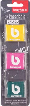 Bruynzeel 3 kneedbare gummen 60281003