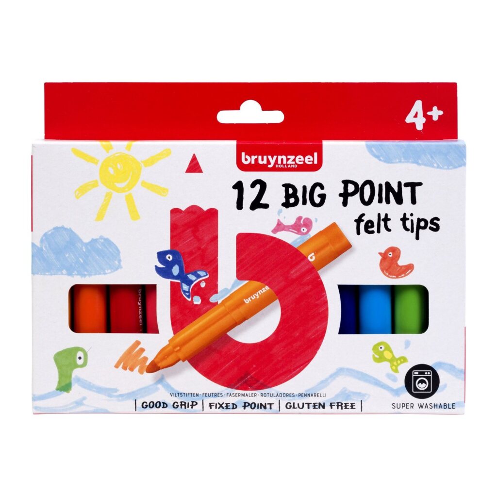 Bruynzeel 12 big point felt tip 60122012