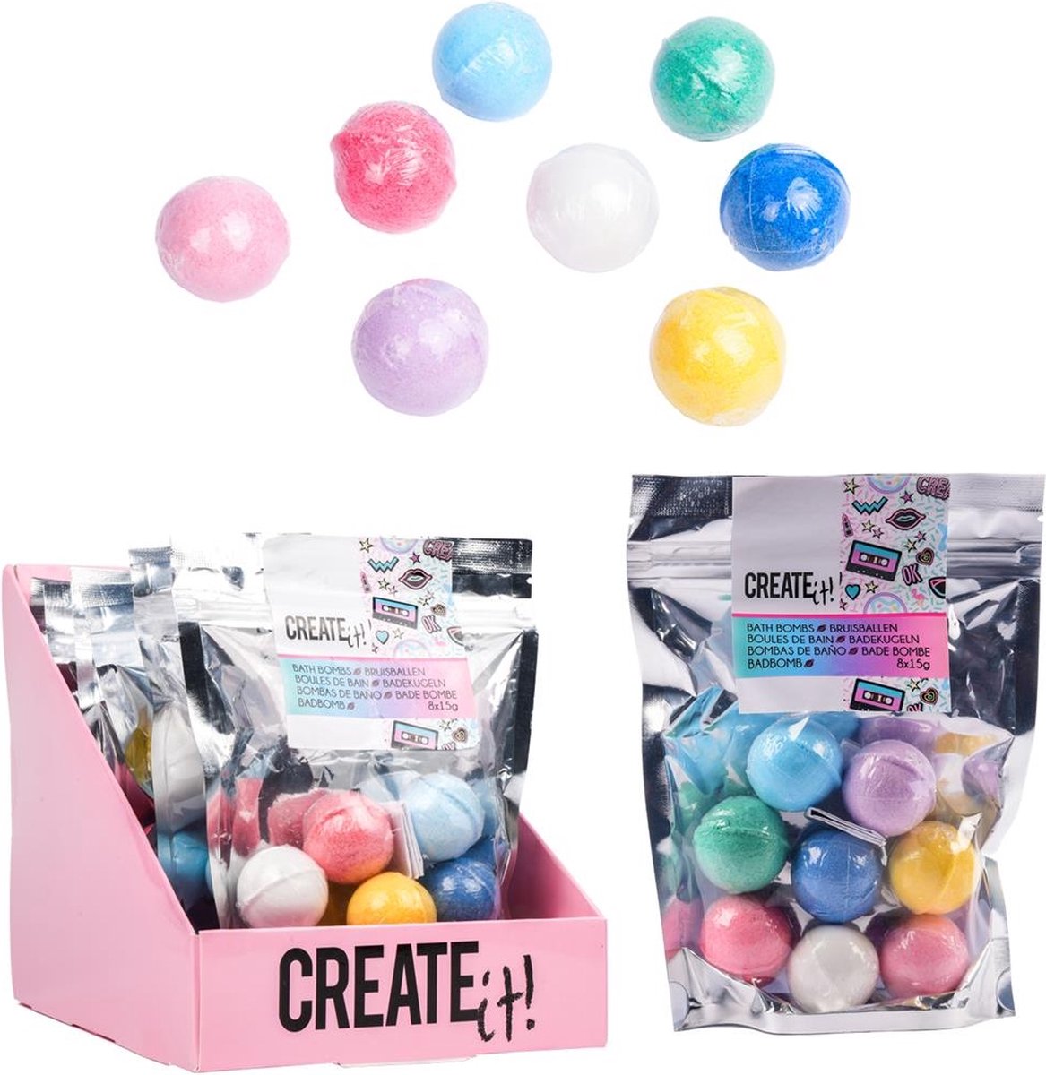 Create it 8 bruisbal mini neon 84407V3