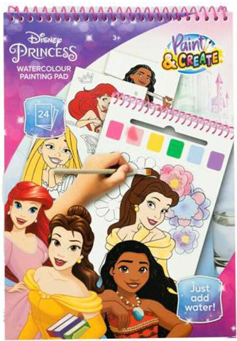 Disney princess waterverfsetboek DP24355