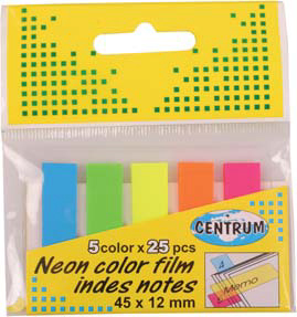 Filmindex notes 45X12mm Neon 80408