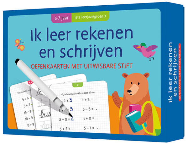 Oefenkaarten rekenen en schrijven