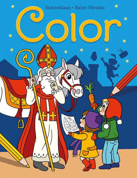 Sinterklaas color blauw