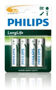 12*4 Philips penlite batterij R6-AA