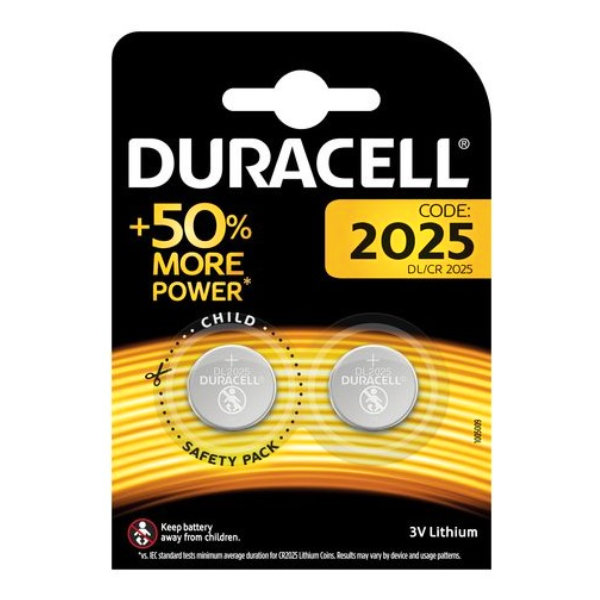 10*2 Duracell Lithium CR2025 3V