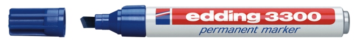 10 Edding 3300 Permanent Markers Blauw