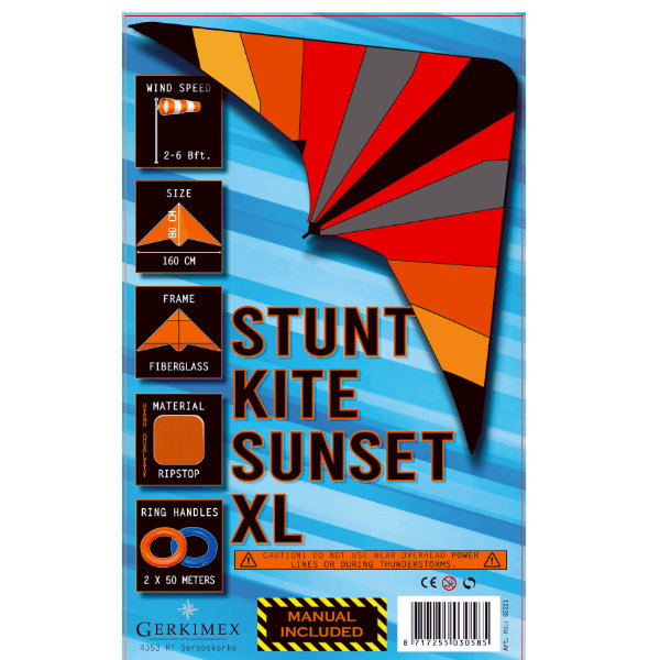 Stunt vlieger Sunset XL 02221