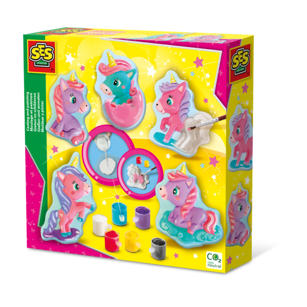 SES gieten en schilderen unicorns 01341