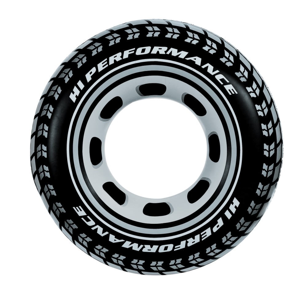 Intex Opblaas autoband zw 91 cm 59252NP
