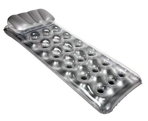 Intex Luchtmatras transp. zilver 58894EU