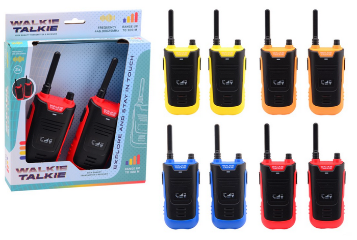 Walkie Talkie 300 mtr bereik 4 ass 30034