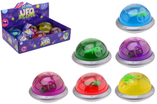 6 UFO slime met alien in display 24563