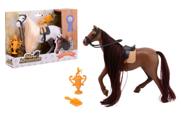 Paarden speels.haren borstel.groot 27707