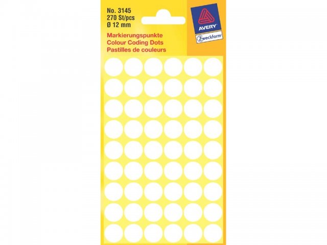 Zweckform 3145: Kantooretiketten 270 St.
