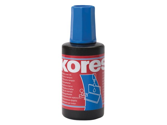 Inkt voor Stempelkussen Kores Blauw