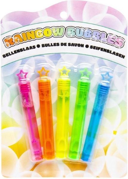 5 bellenblaas staafjes op kaart 4961