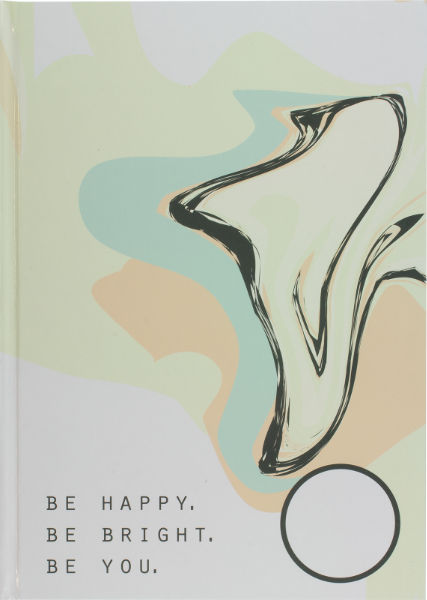 Schrift A4 harde kaft blanco pap. 76372