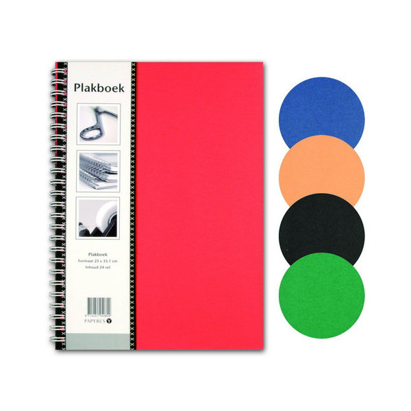 5 Plakboeken neutraal 23x33cm 40V.894076