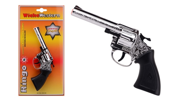 8-Schots pistool Ringo chrome 0434-09