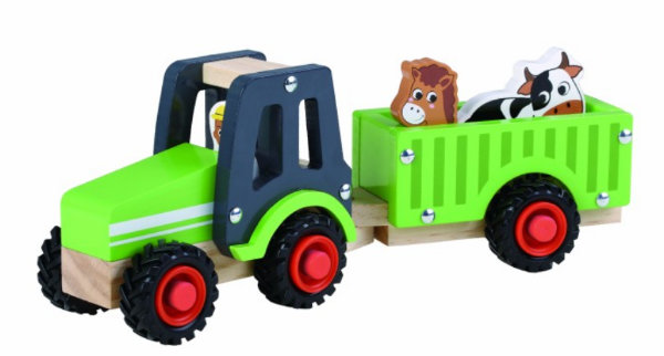 Tractor met aanhanger 41236
