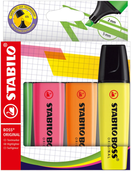 Stabilo BOSS 4 markeerstift 70/4-21-1