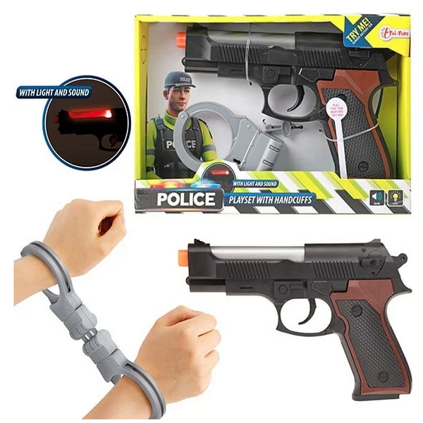 Police politieset pistool+handb. 14148A