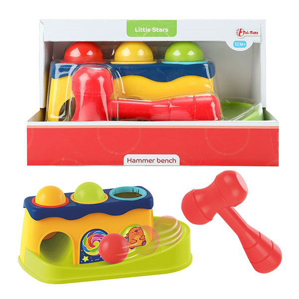 Little stars hamerbank met ballen 72468A