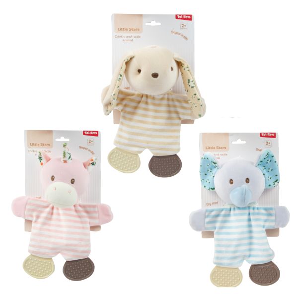 Baby knisperdoek en bijtring 3ass 72724Z