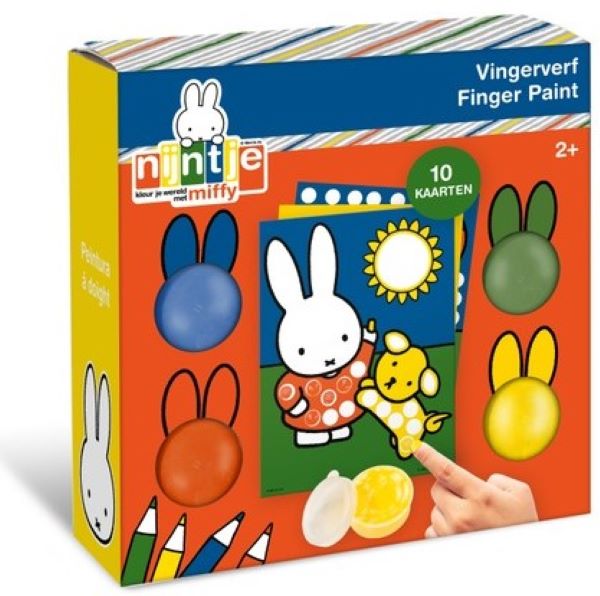 Nijntje creatief met vingerverf 17053