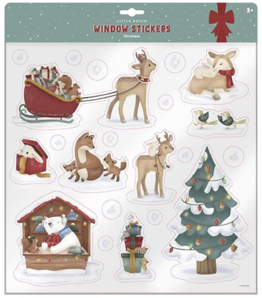 Little Dutch raamstickers kerstmis126275