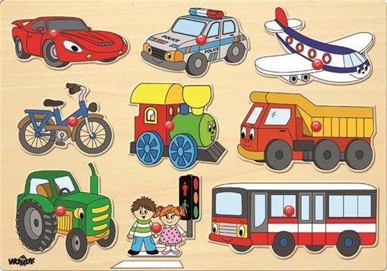Woody inzet puzzel transport 91906