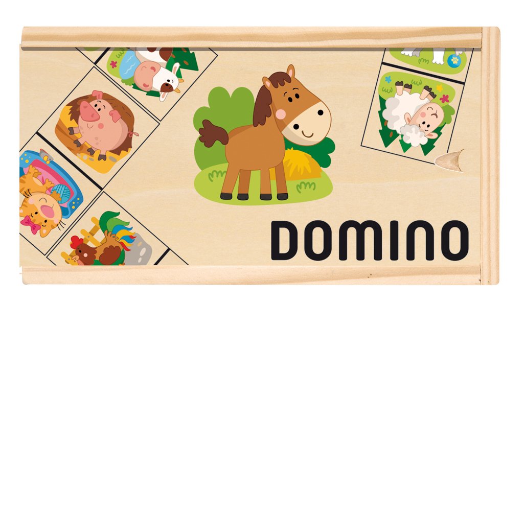 Woody Boerderijdieren domino 90093