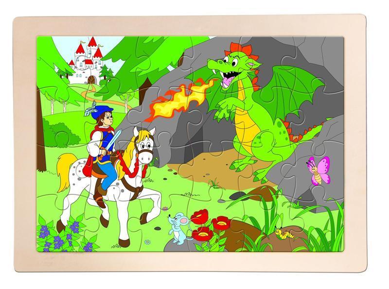 Woody legpuzzel prins en de draak 91158